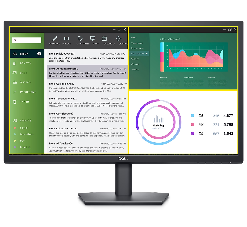Màn hình LCD Dell 23.8